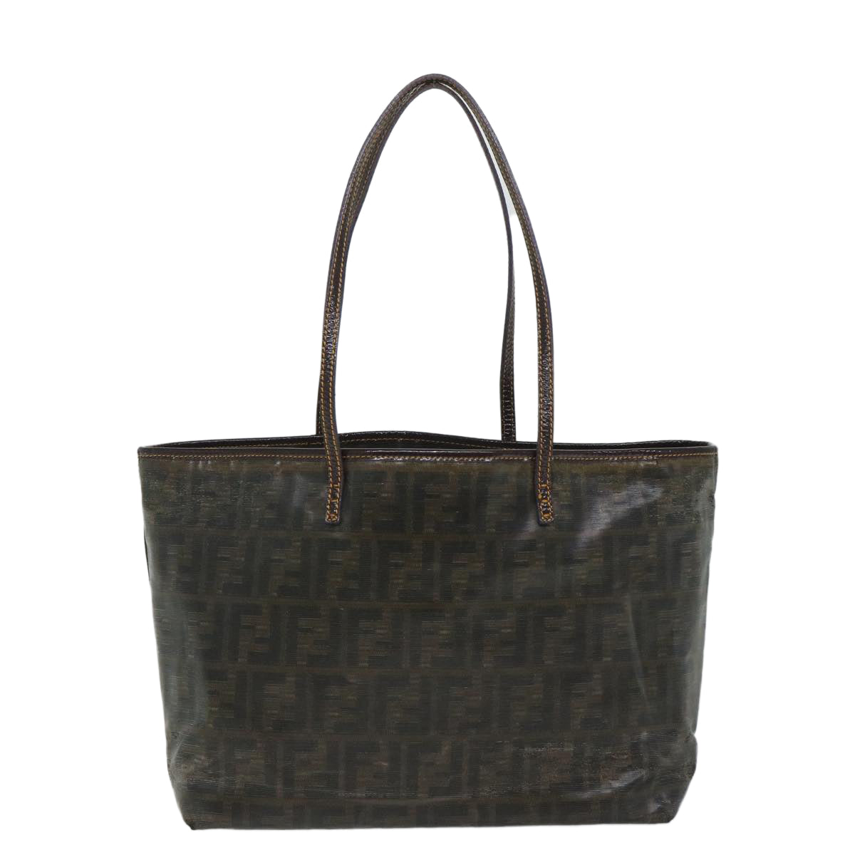 FENDI Zucca Canvas Tote Bag Brown bs9220
