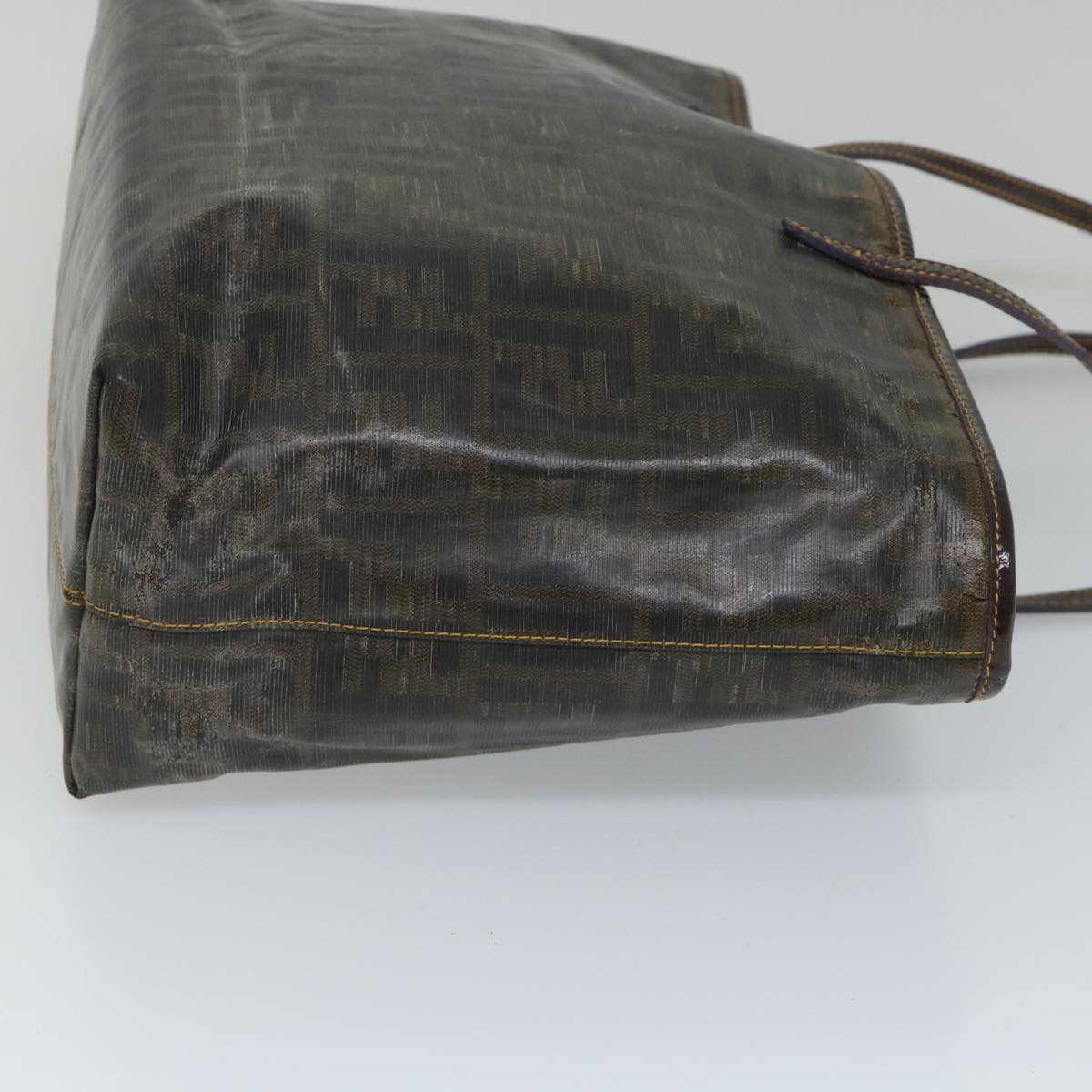 FENDI Zucca Canvas Tote Bag Brown bs9220