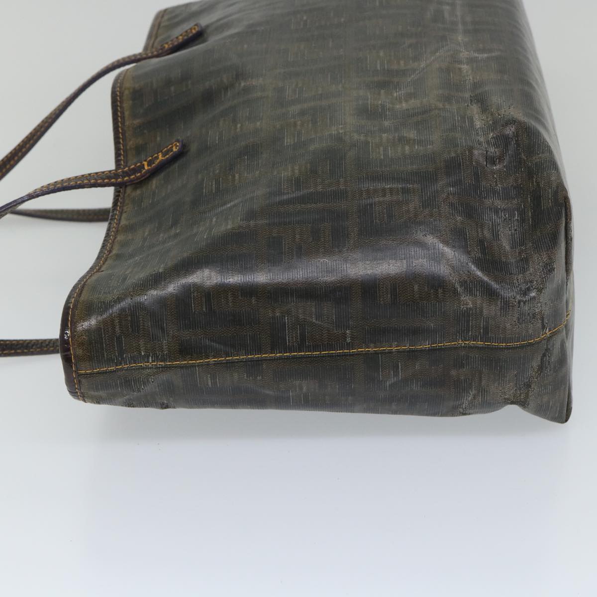 FENDI Zucca Canvas Tote Bag Brown bs9220