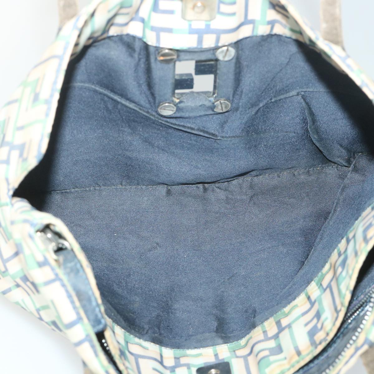 FENDI Zucca Canvas Tote Bag Green bs9259
