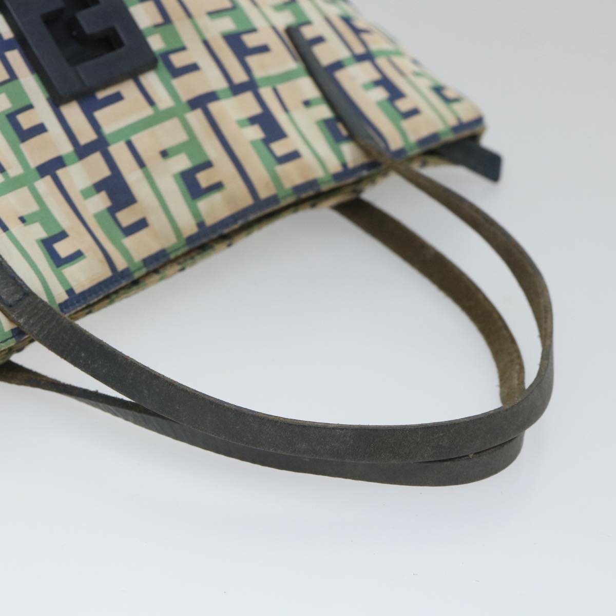 FENDI Zucca Canvas Tote Bag Green bs9259