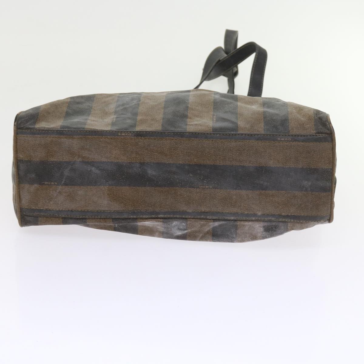 FENDI Pecan Canvas Shoulder Pouch Hand Bag Coated Canvas 4Set Brown bs9654