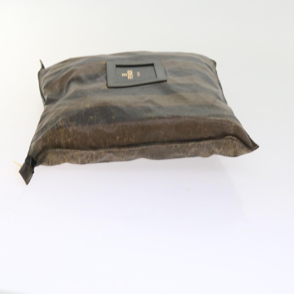 FENDI Pecan Canvas Shoulder Pouch Hand Bag Coated Canvas 4Set Brown bs9654