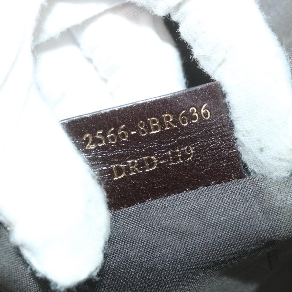 FENDI Tote Bag Leather Gray bs9668