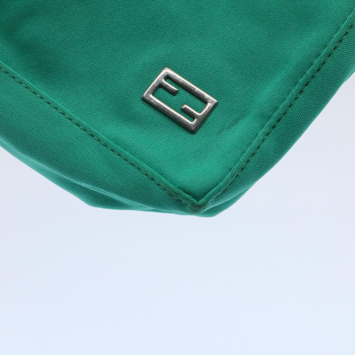 FENDI Shoulder Bag Nylon Green Emerald bs9719
