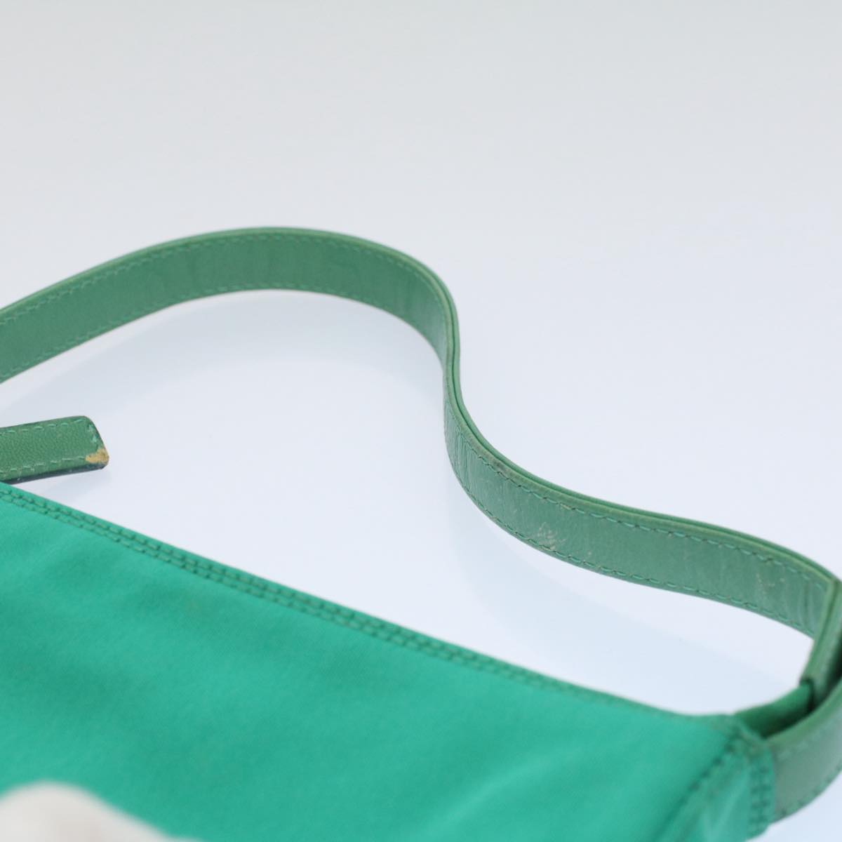 FENDI Shoulder Bag Nylon Green Emerald bs9719