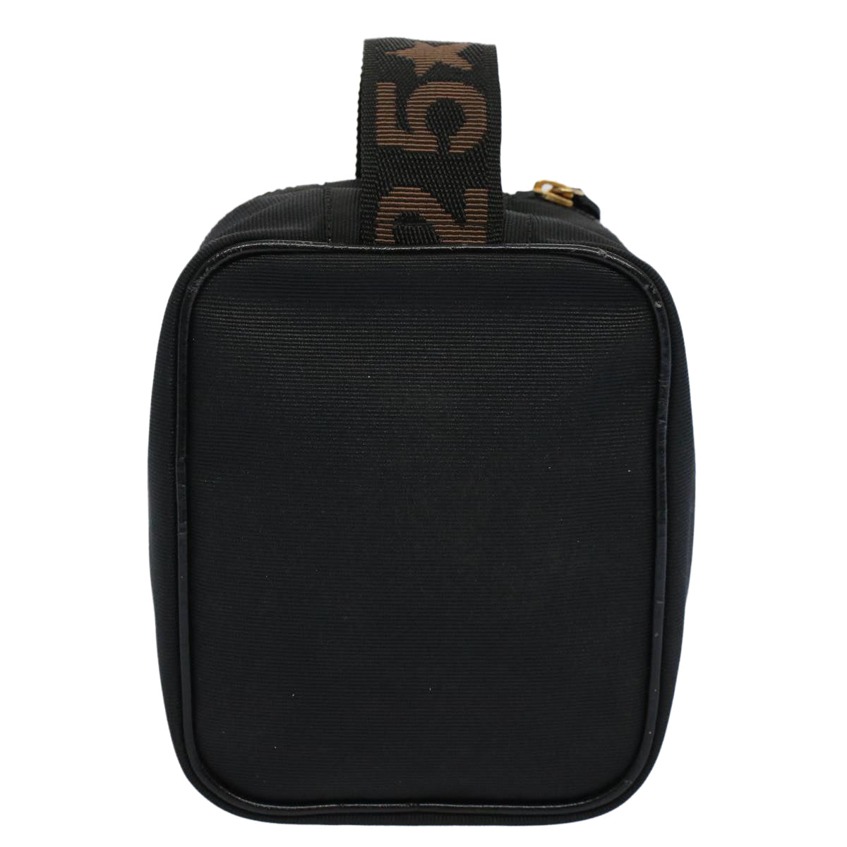 FENDI Hand Pouch Nylon Black Brown bs9727