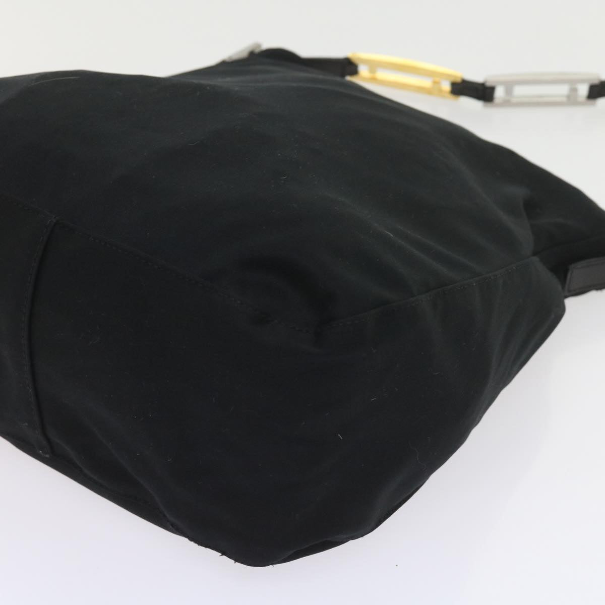 FENDI Shoulder Bag Nylon Black bs9744