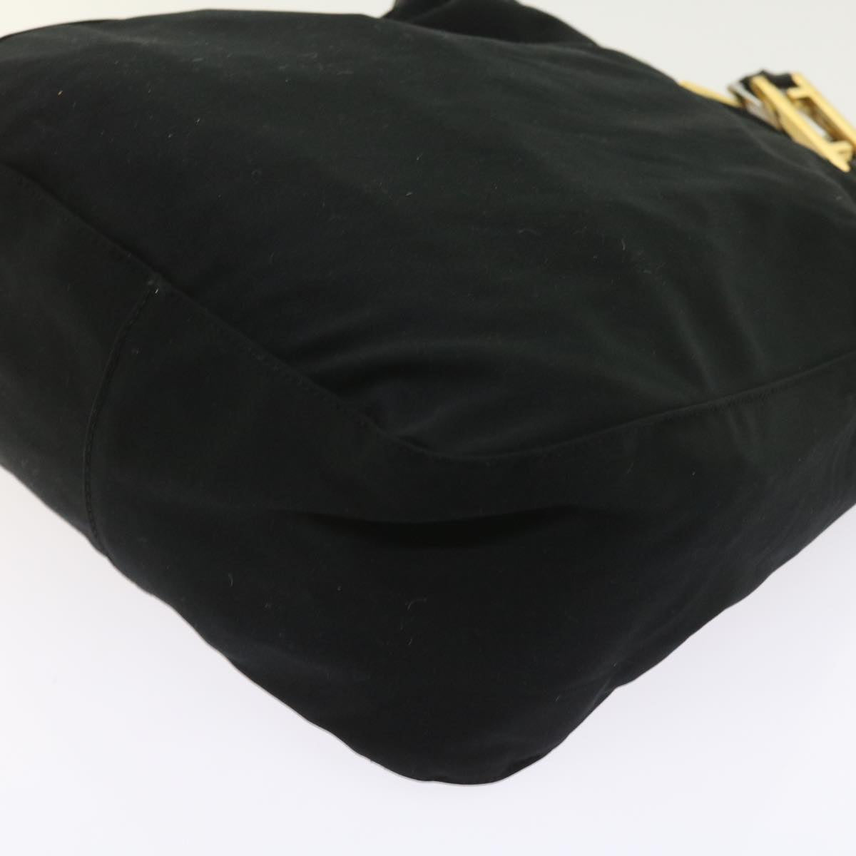 FENDI Shoulder Bag Nylon Black bs9744