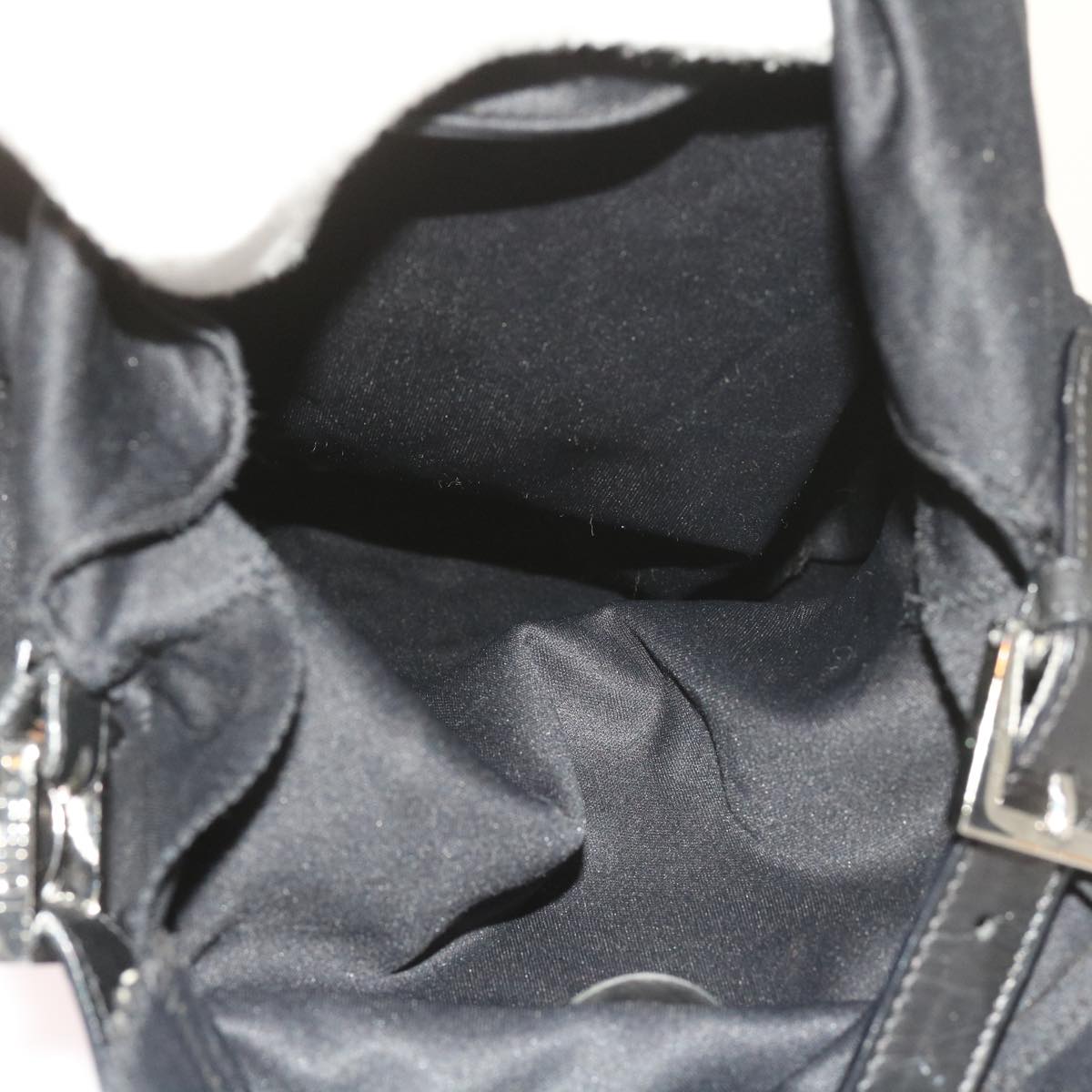 FENDI Shoulder Bag Nylon Black bs9744