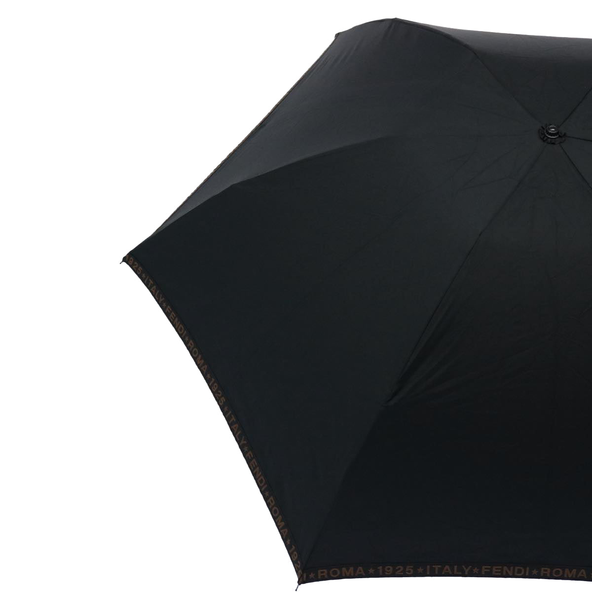 FENDI Folding Umbrella Nylon Black bs9904
