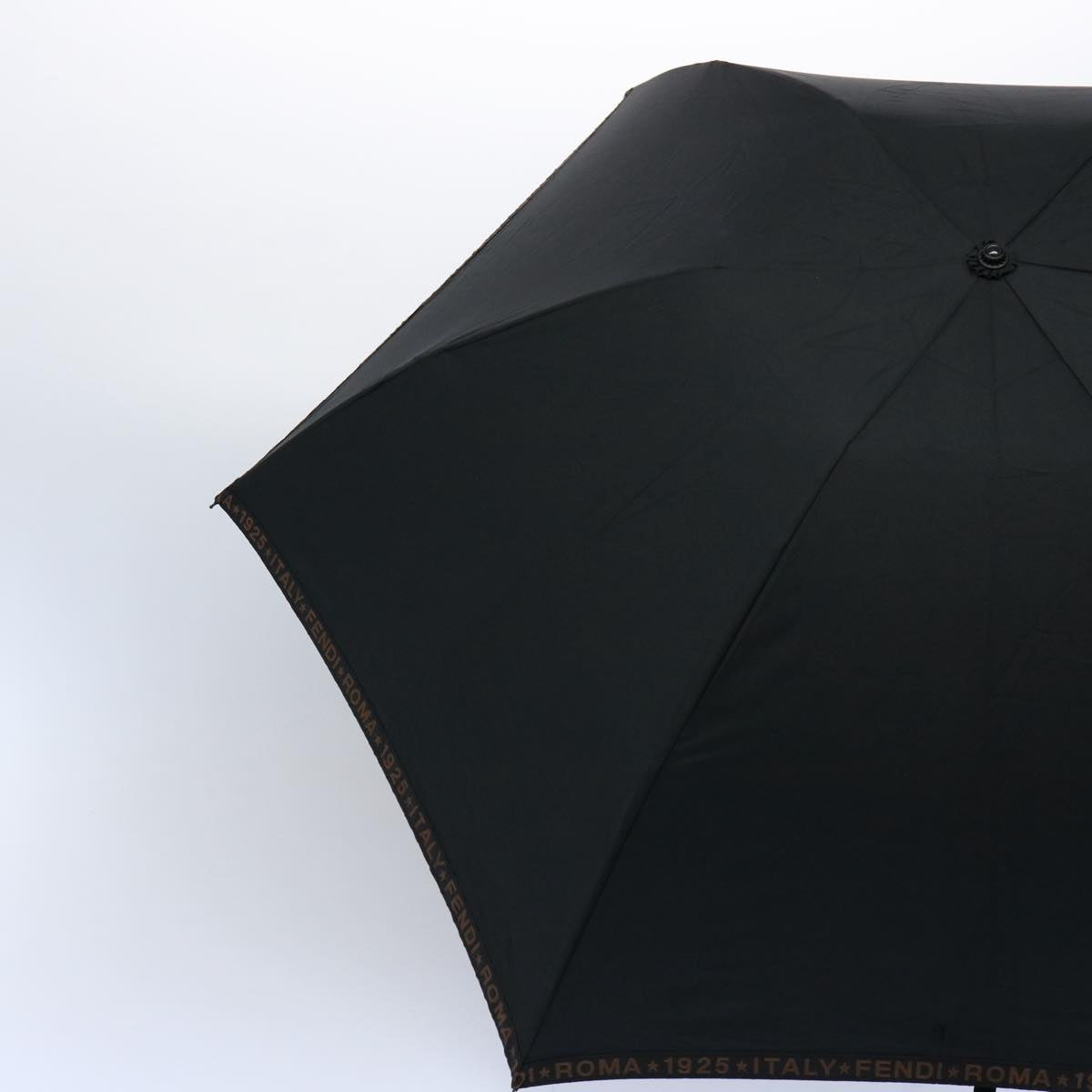 FENDI Folding Umbrella Nylon Black bs9904
