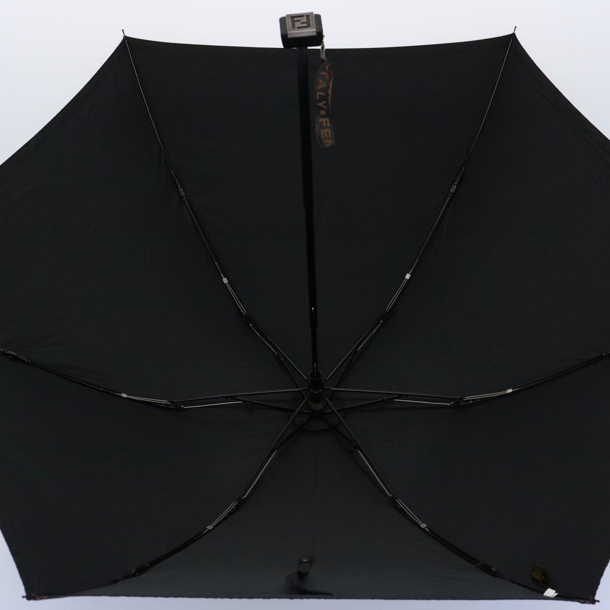 FENDI Folding Umbrella Nylon Black bs9904