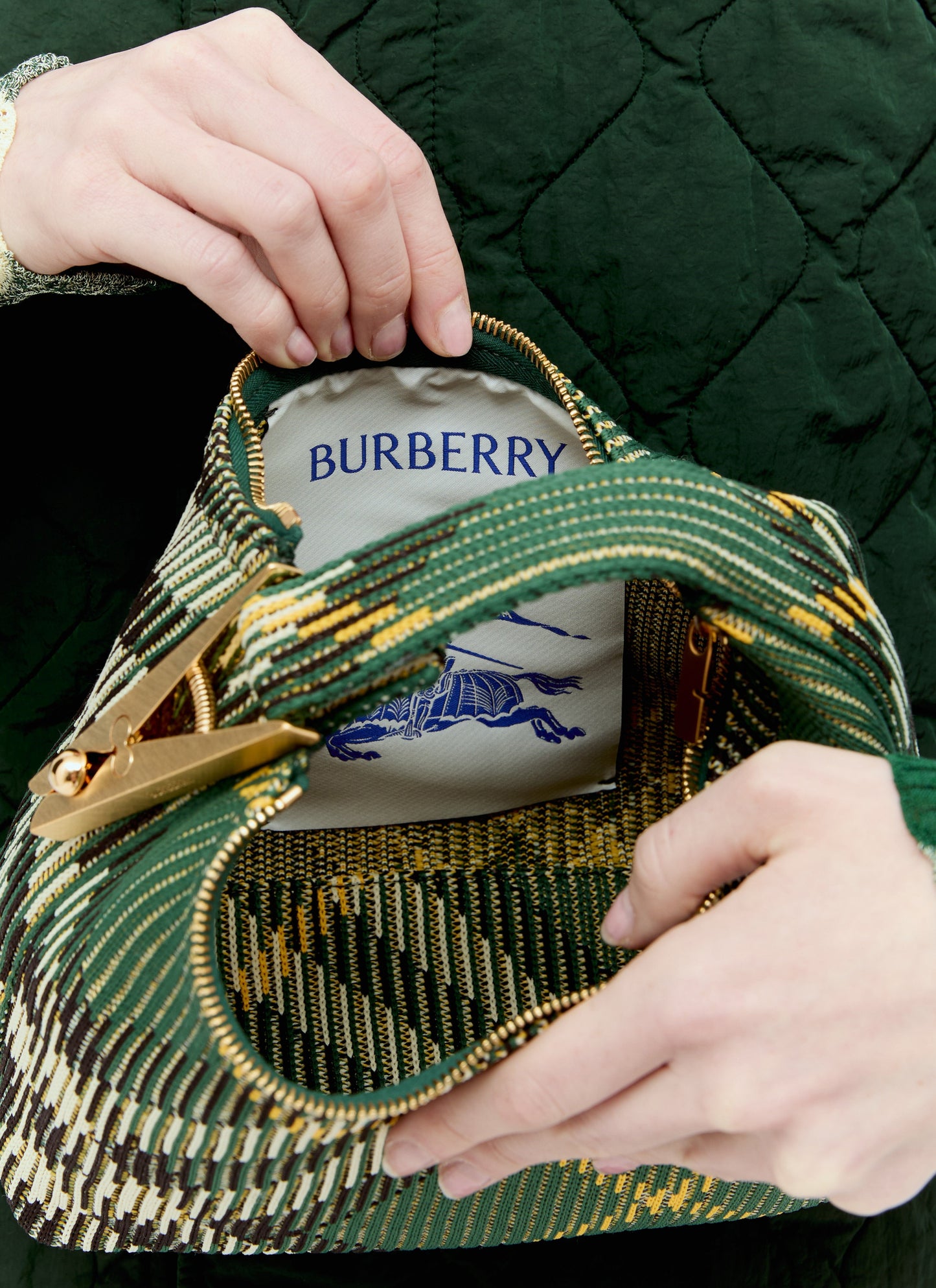 Burberry Women Mini Peg Duffle Handbag