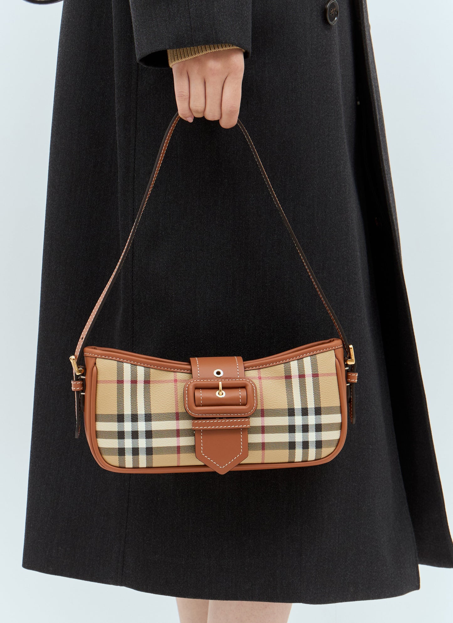 Burberry Women Check Sling Shoulder Bag