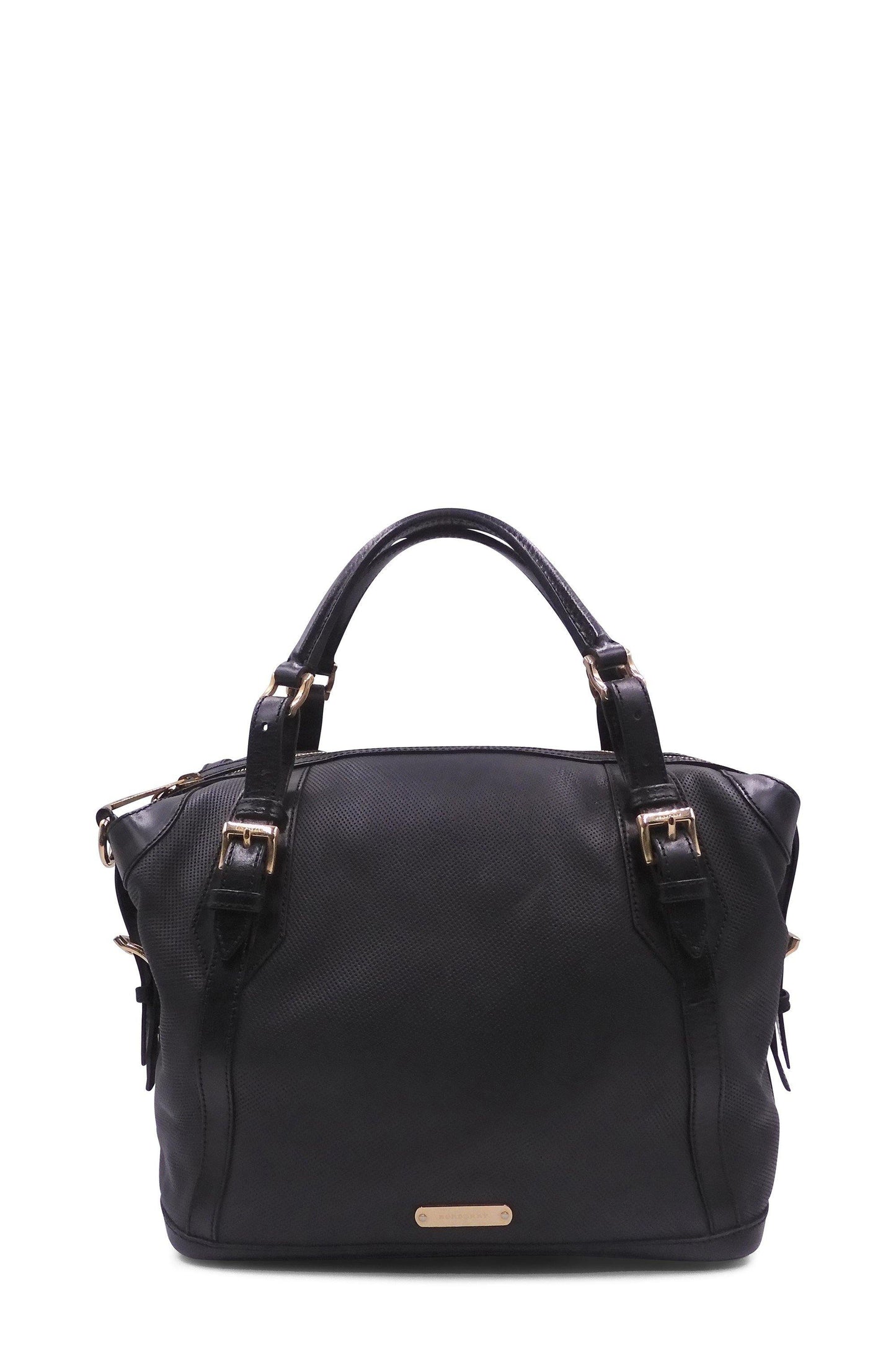 Perforated City Medium Ellers Bag Black