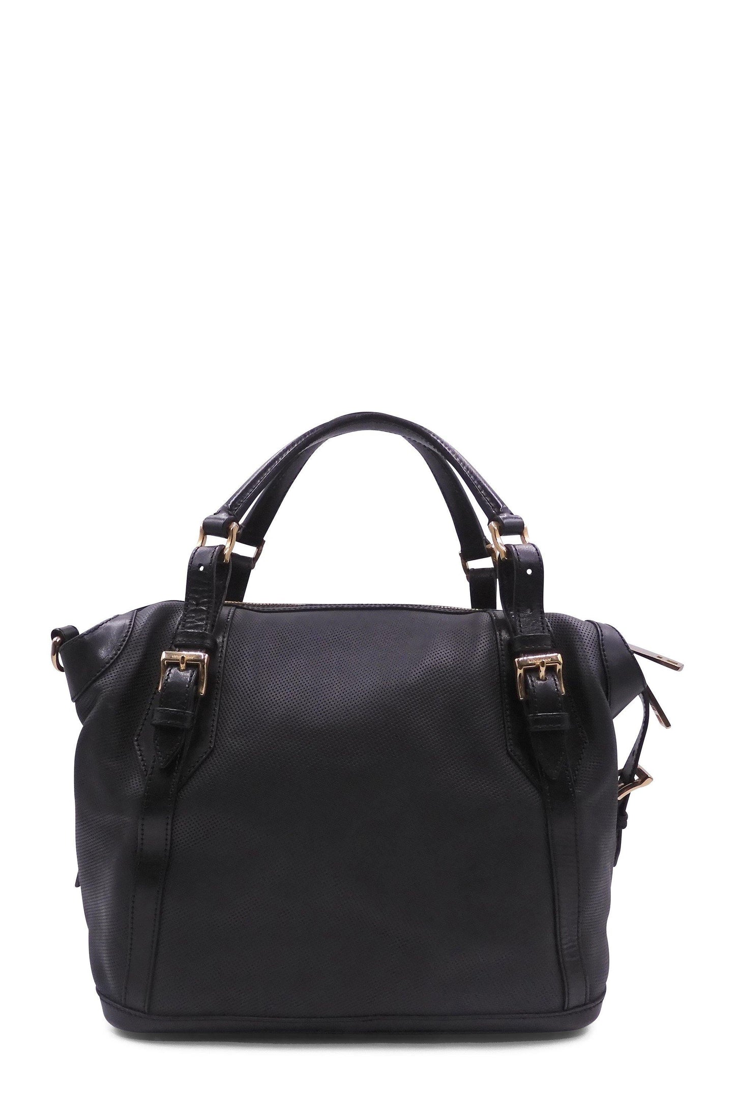 Perforated City Medium Ellers Bag Black