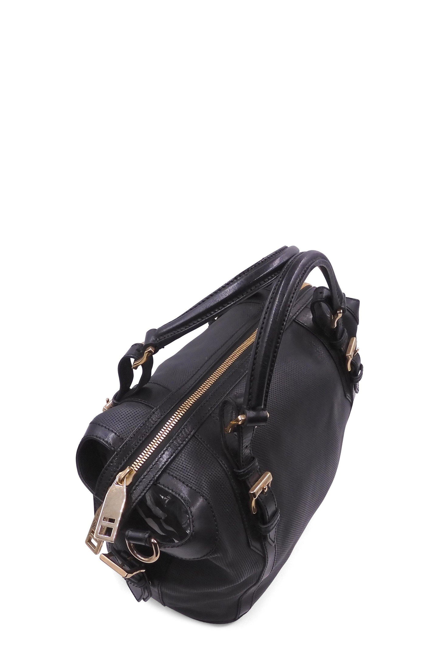 Perforated City Medium Ellers Bag Black