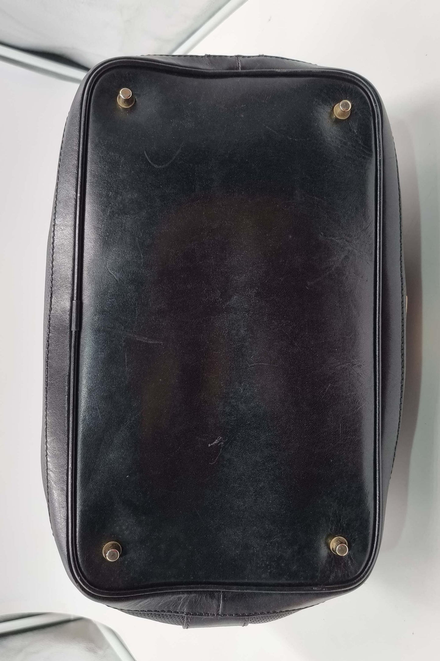 Perforated City Medium Ellers Bag Black