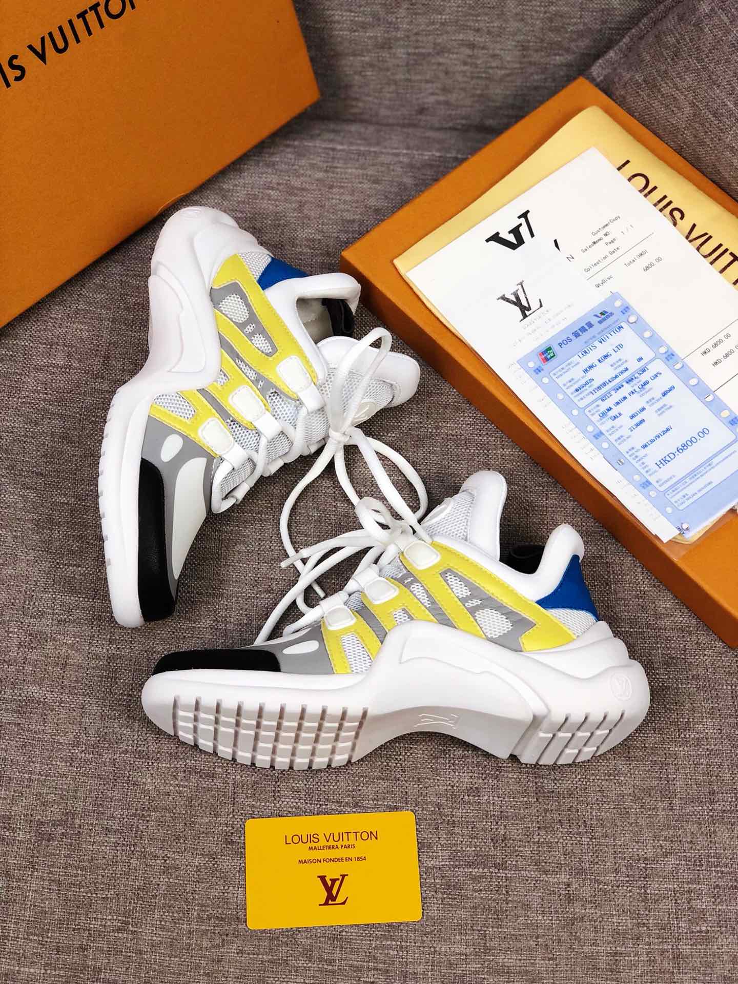 GLM - LUV Archlight Brown Black Yellow Sneaker