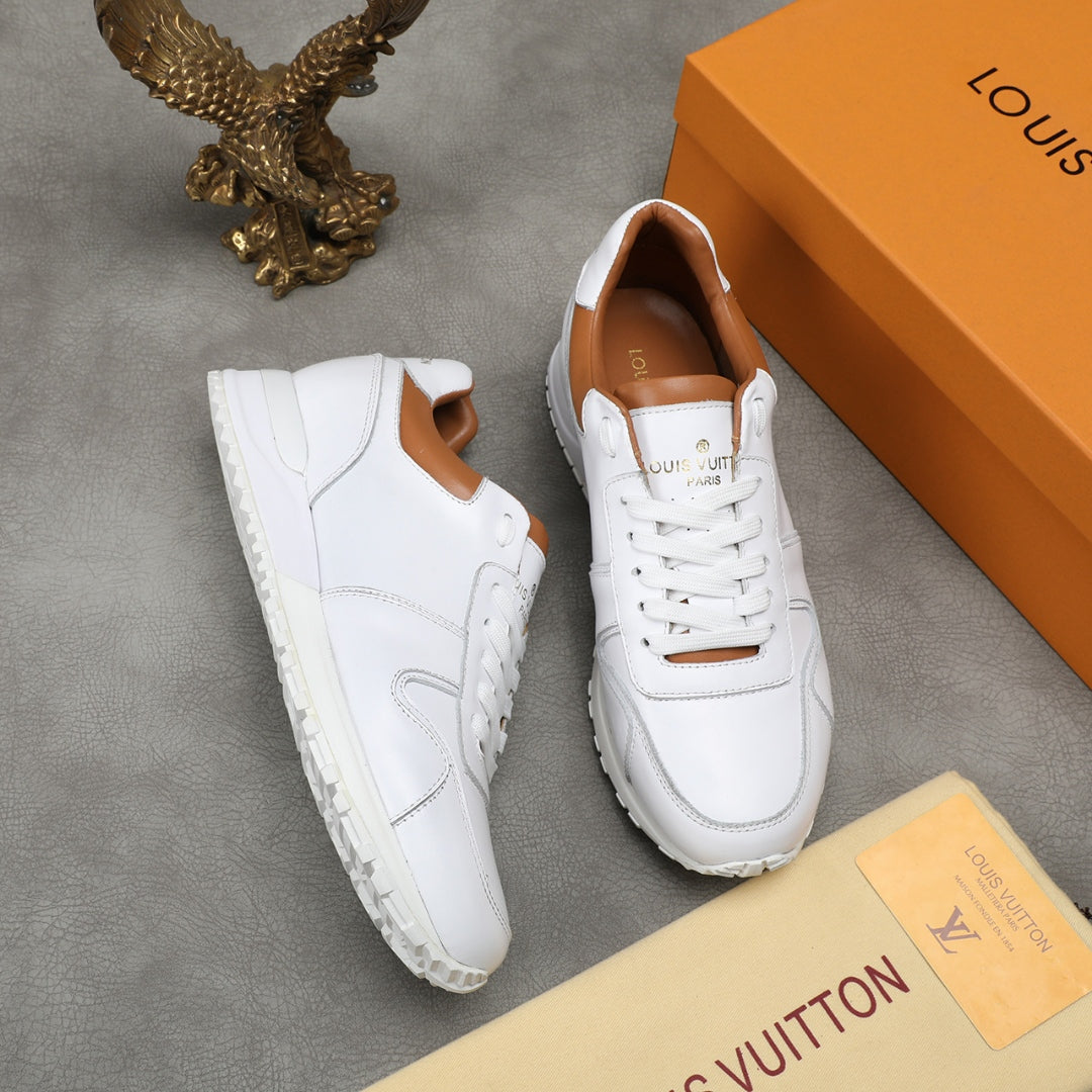 GLM - LUV Run Away Low Top White Sneaker
