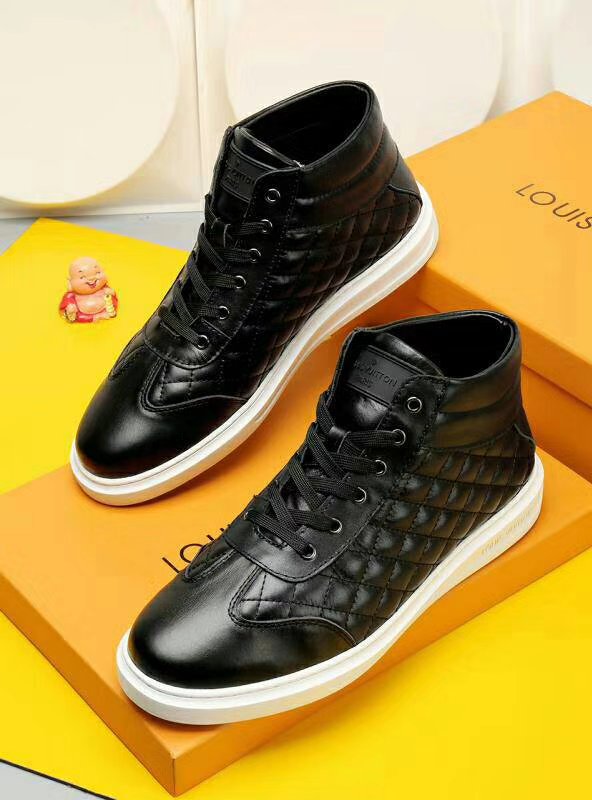 GLM - LUV HIgh Top Metal Black Sneaker