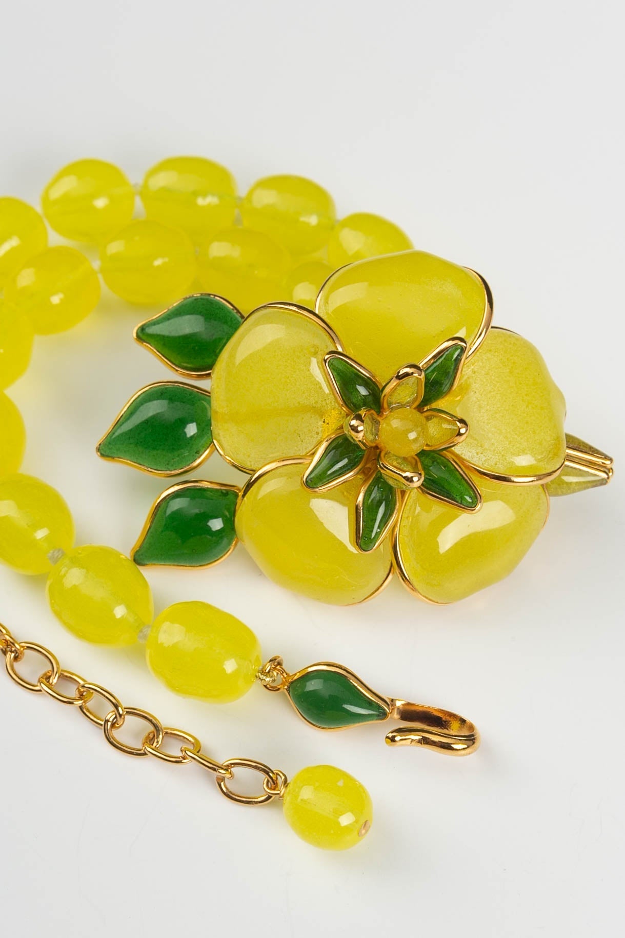 Collier en pÃƒÆ’Ã‚Â¢te de verre Augustine