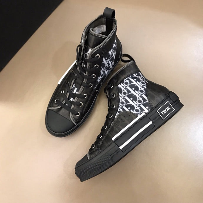 GLM - DIR B23 Black HIGH-TOP SNEAKER