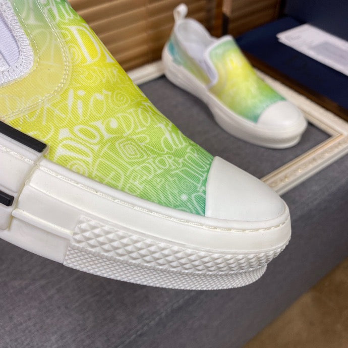 GLM - DIR B23 Slip Yellow And White LOW-TOP SNEAKER