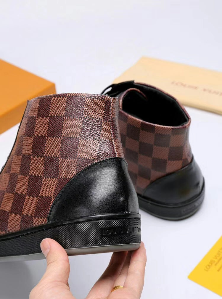 GLM - LUV HIgh Top Brown Sneaker