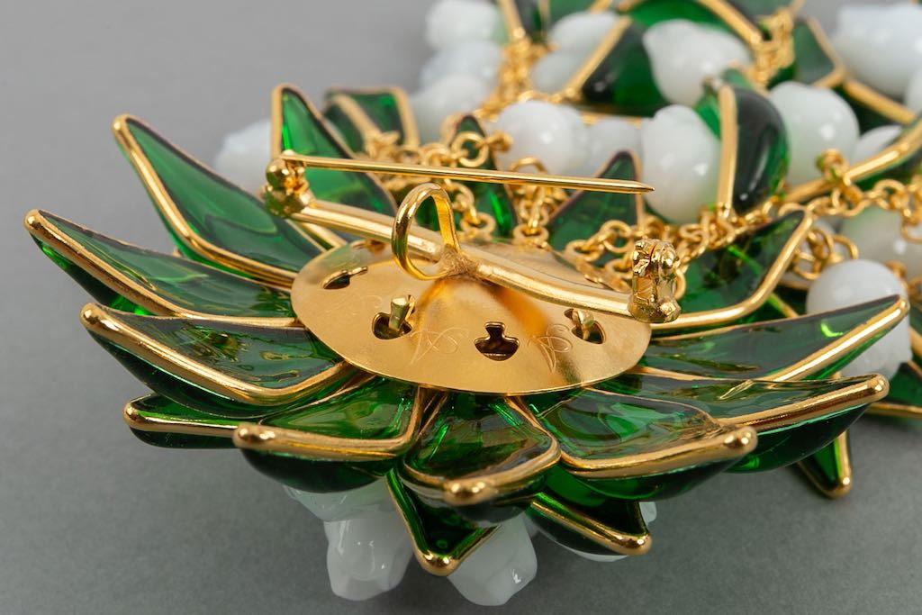 Broche pendentif muguet Augustine