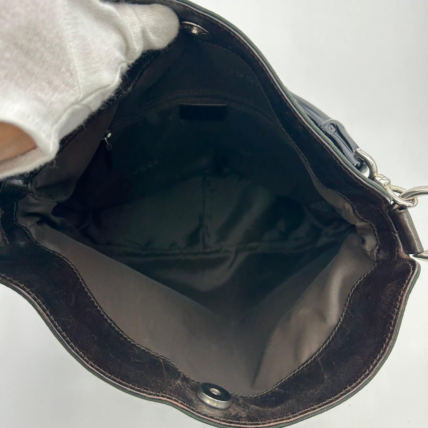 Gucci Nylon Handbag Black gu8810sw