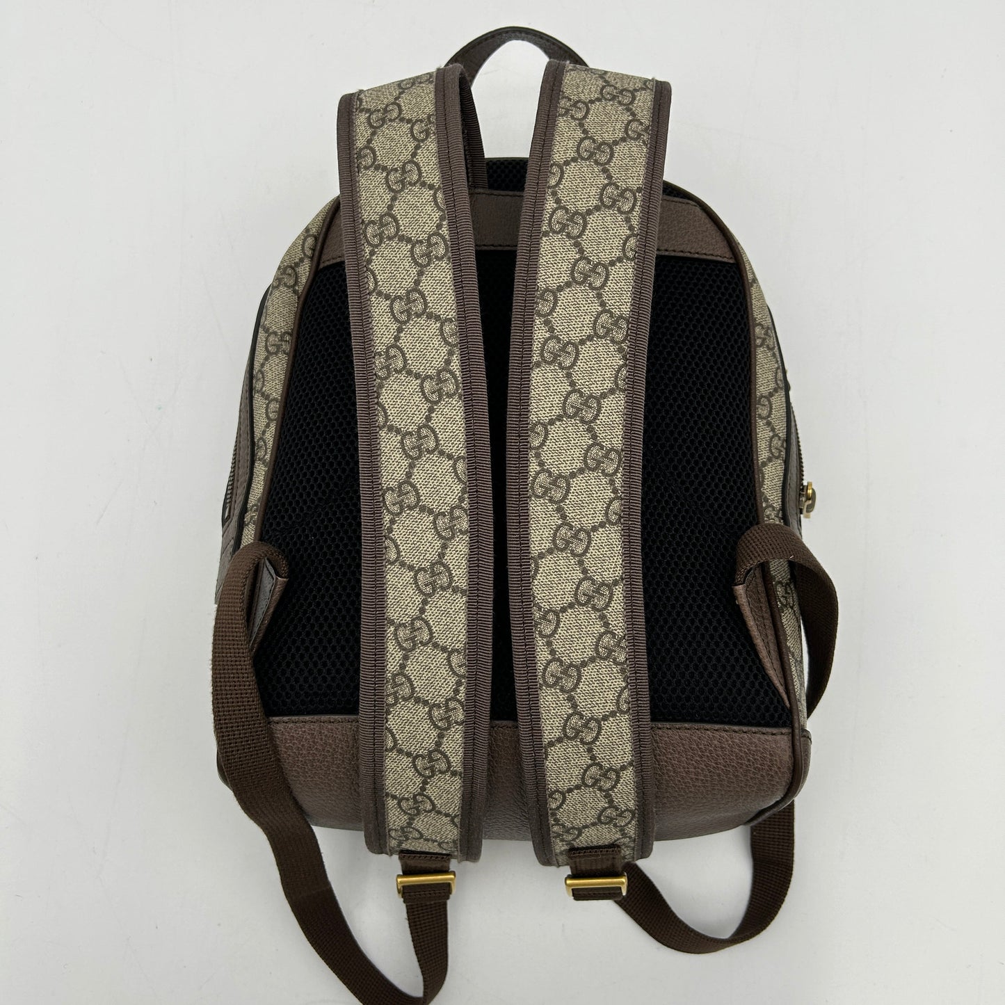 Gucci GG Supreme Canvas Three Little Pigs Brown Backpack