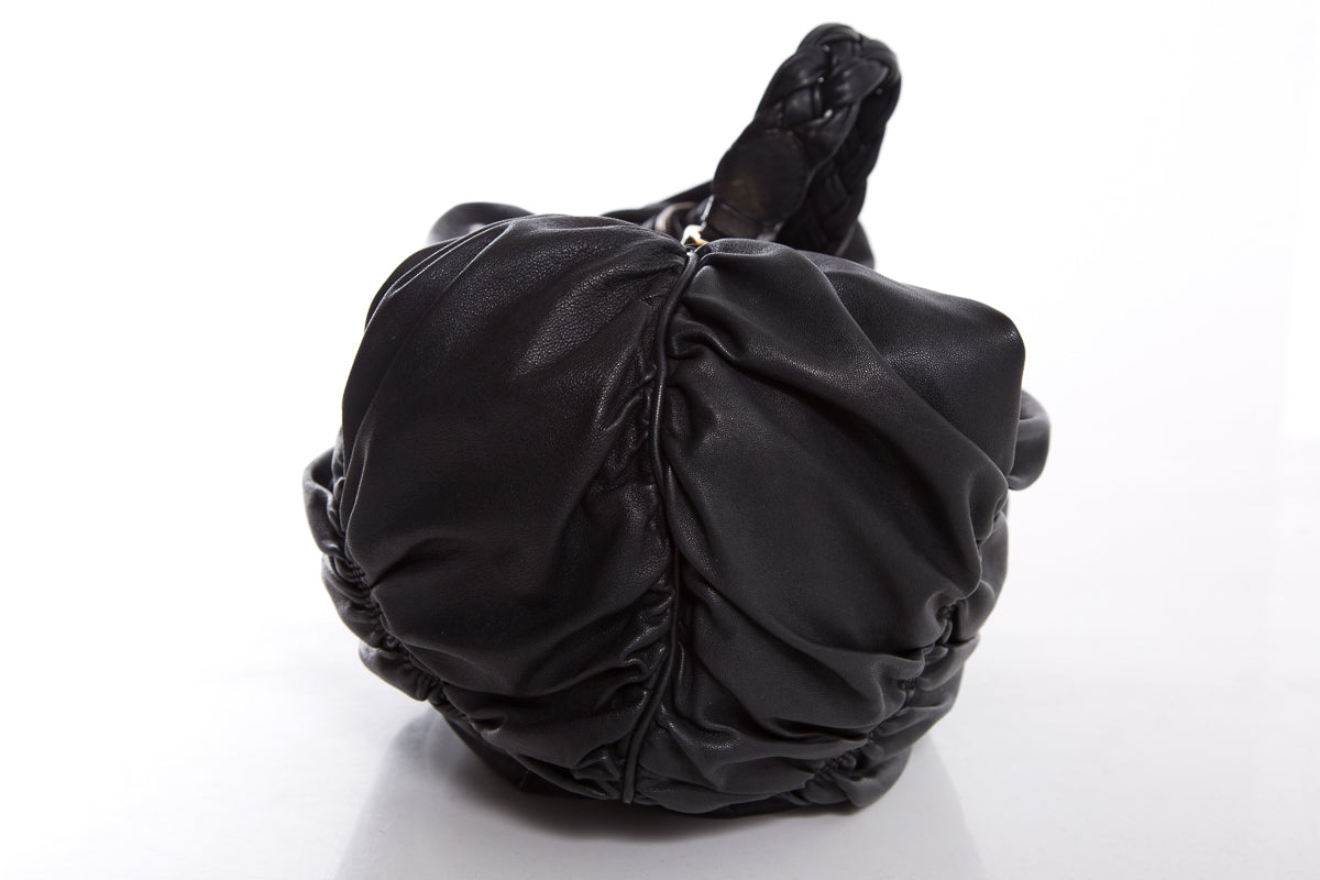 Bally Black Leather Hobo