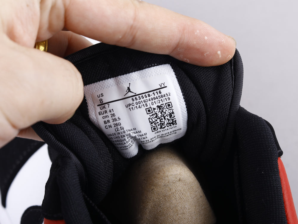 GLM - AJ1 black toe