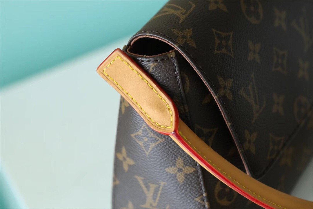 LV Mini Looping GlamIap Shoulder Bag Monogram For Women 9.4in/24cm Brown LV M51147