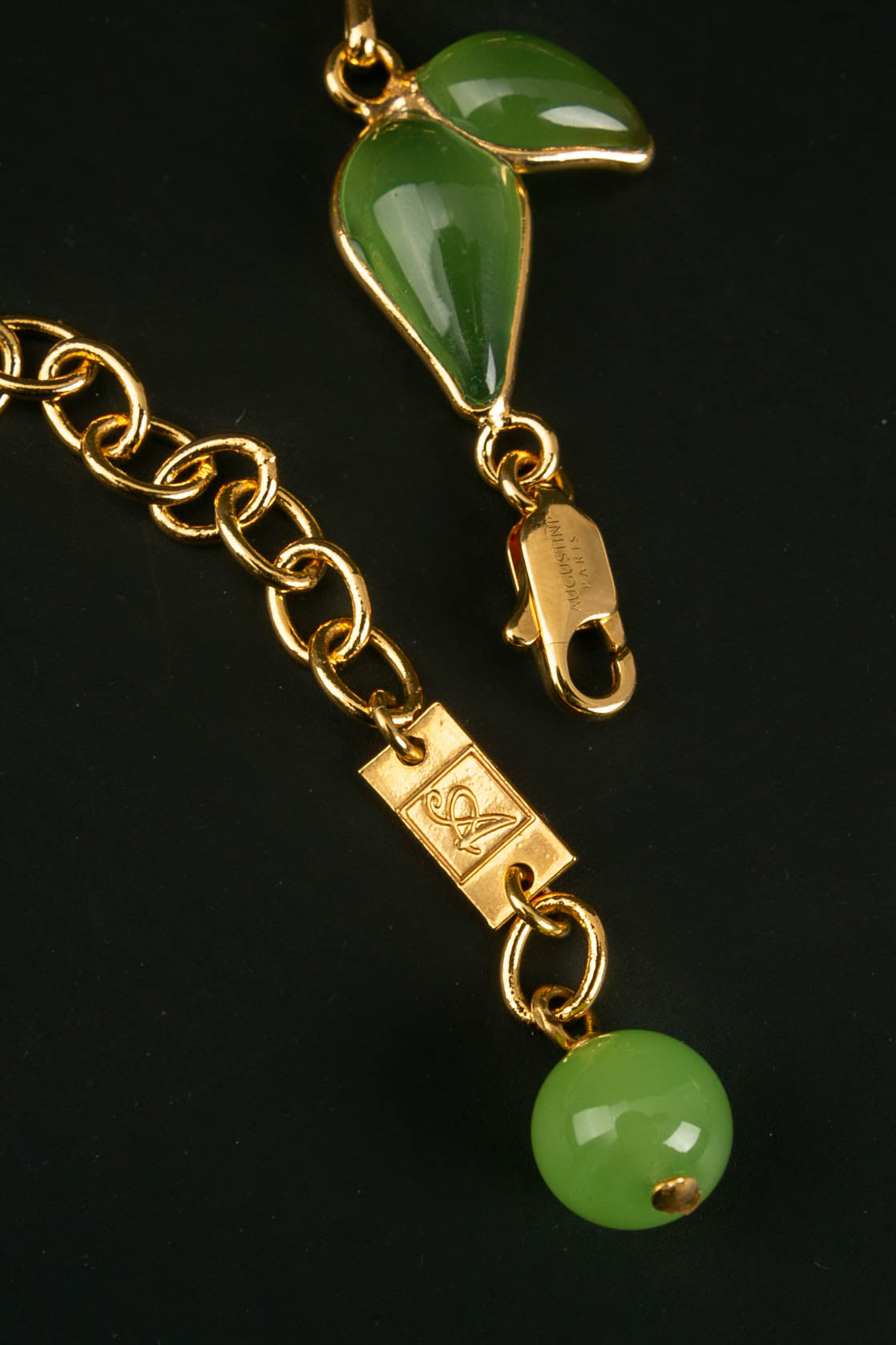 Collier en pÃƒÆ’Ã‚Â¢te de verre Augustine