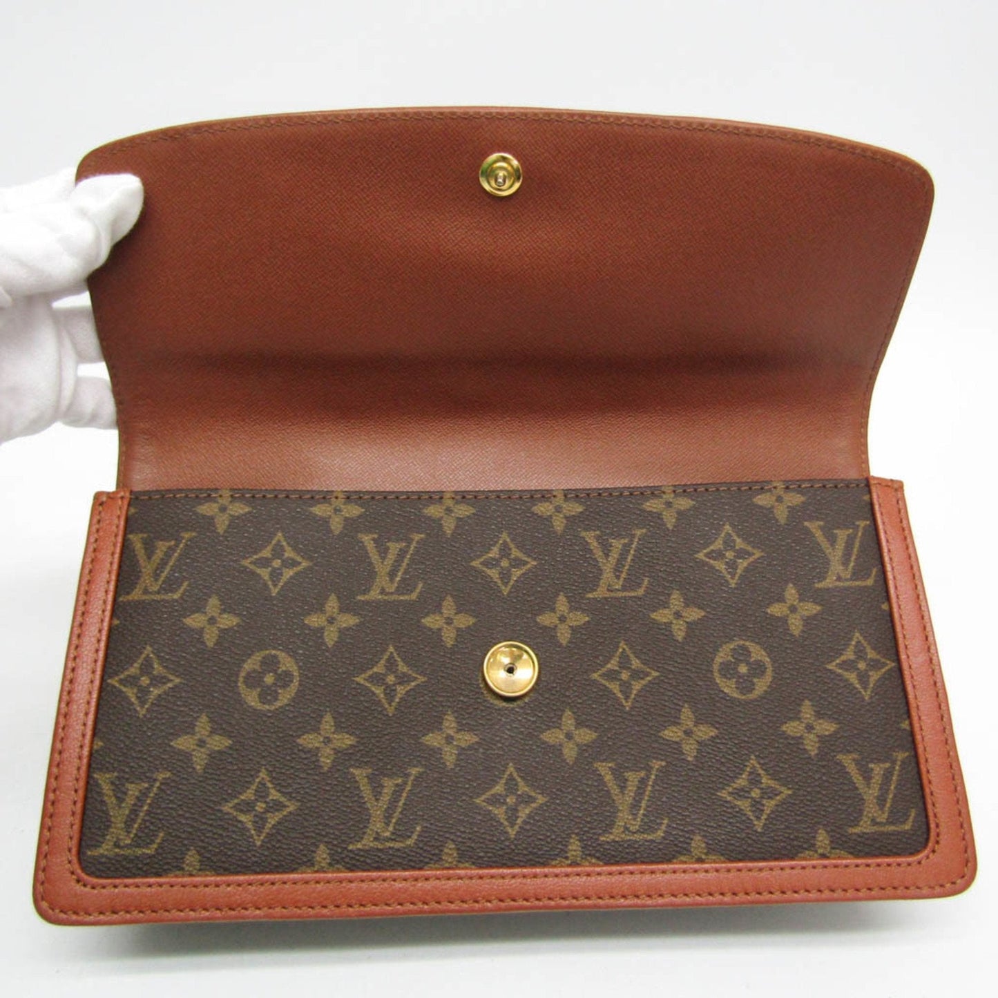 Louis Vuitton Pochette Dame  Canvas Clutch Bag ()