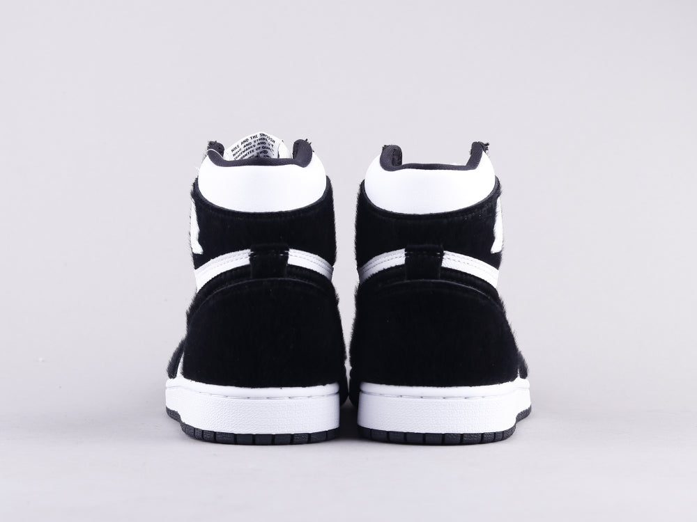 GLM - AJ1 horsehair black and white