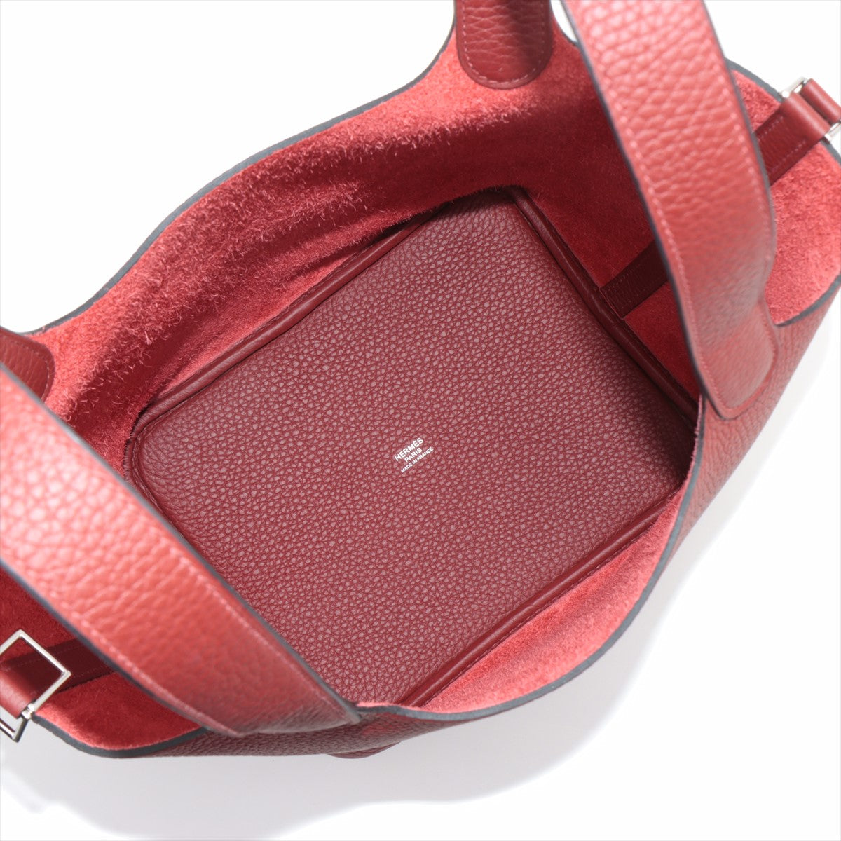 Hermes Picotin Lock MM clÃƒÆ’Ã‚Â©mence Rouge GrÃƒÆ’Ã‚Â¨ne Silver  U 2022