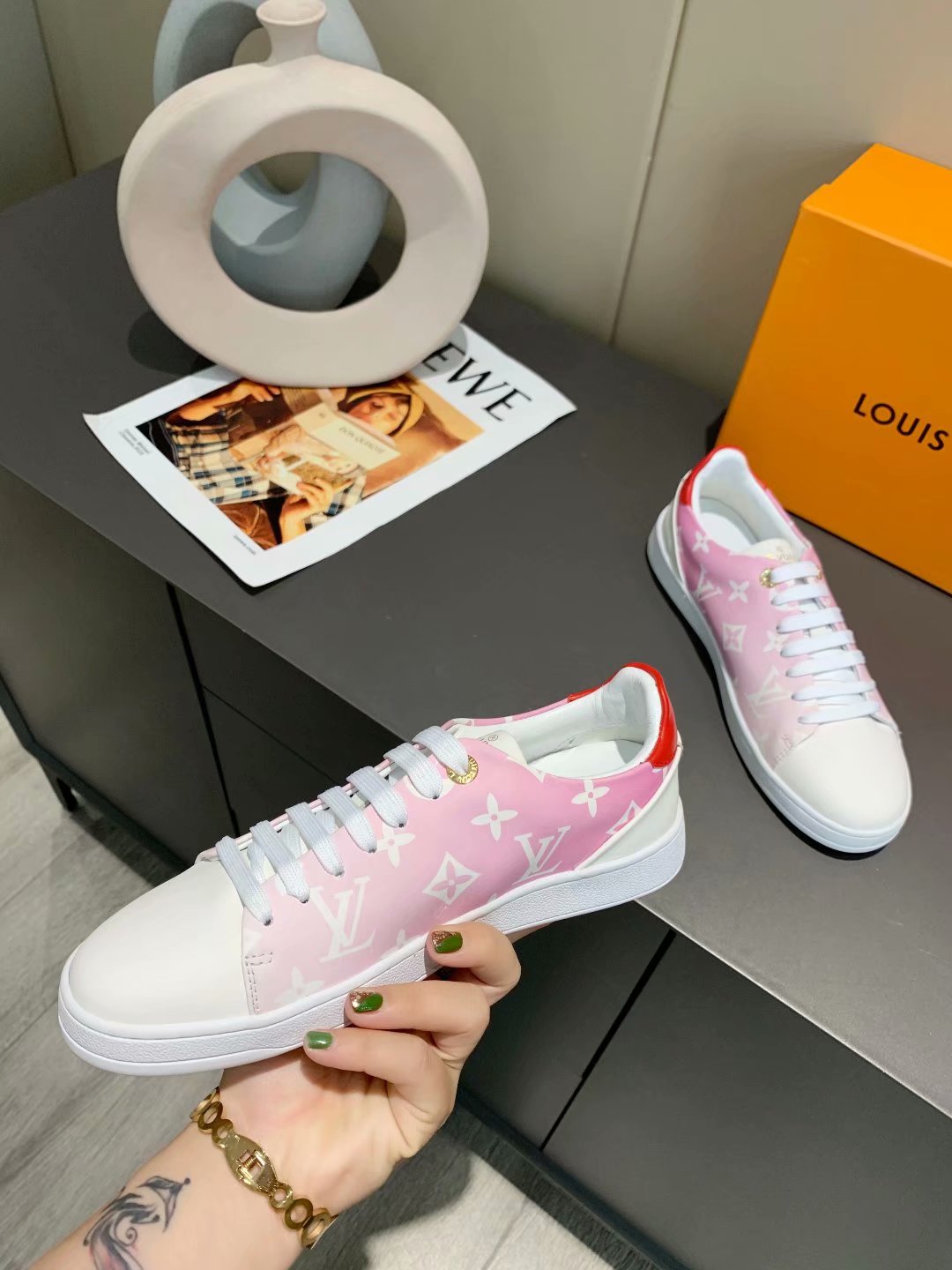 GLM - LUV Time Out Orange White Sneaker