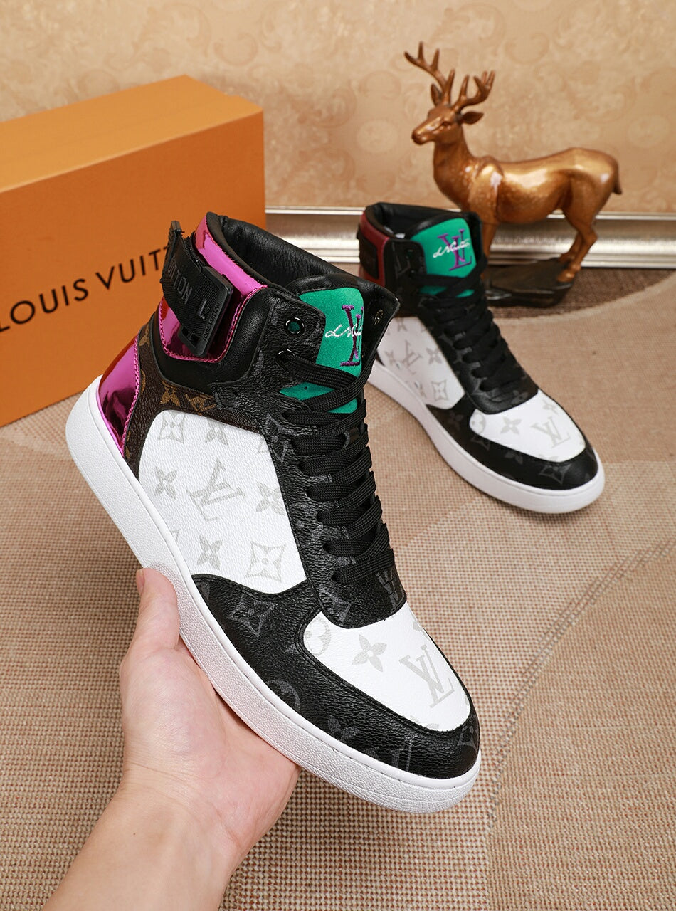 GLM - LUV Rivoli High Blue Pink Sneaker