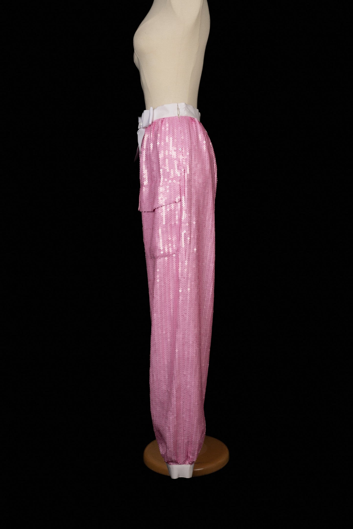 Pantalon rose Chanel