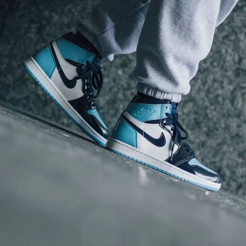 GLM - AJ1 North Carolina Patent Leather
