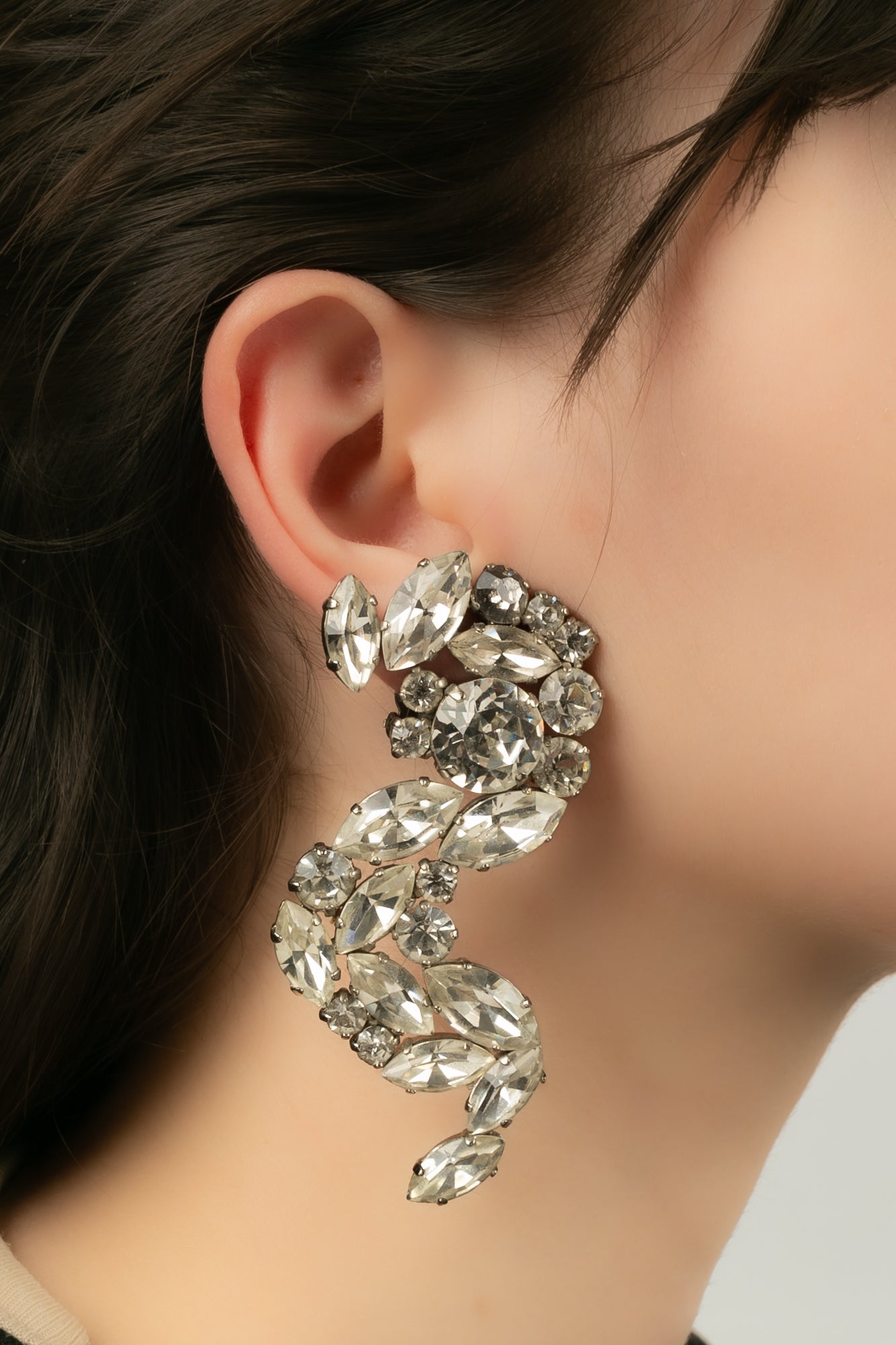 Boucle d'oreille Jean-Louis Scherrer DÃƒÆ’Ã‚Â©filÃƒÆ’Ã‚Â©
