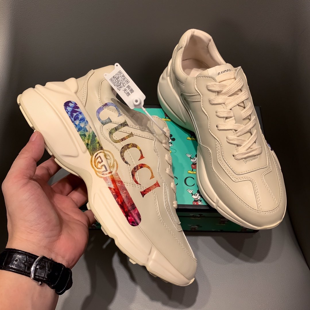 GLM-GCI  RHYTON SNEAKER WITH RAINBOW 129