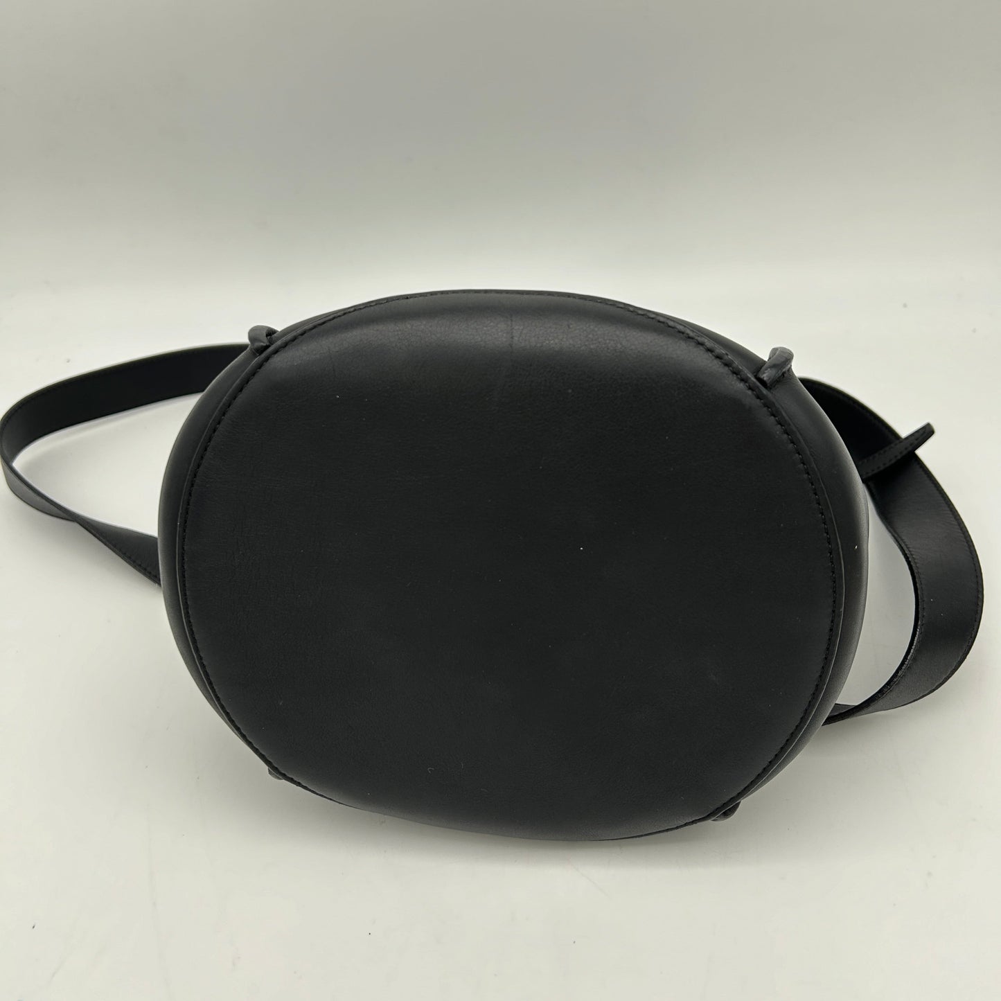 Celine Black Leather Big Bag Bucket Bag Medium