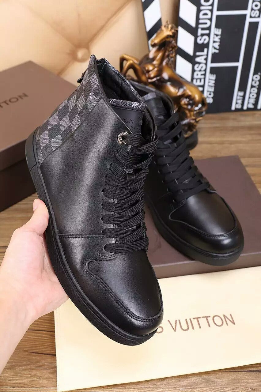GLM - LUV HIgh Top Black Sneaker