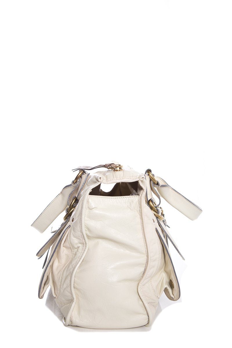 ChloÃƒÆ’Ã‚Â© Ivory Handle Bag