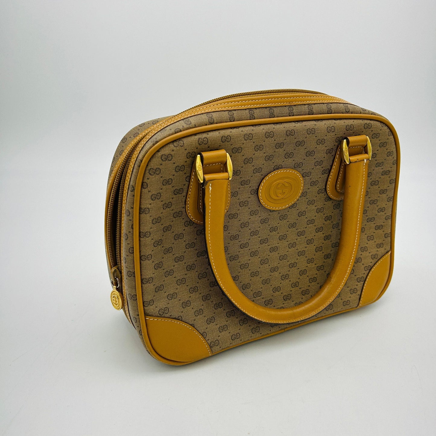 Leather tote Gucci Brown in Leather B1221B84WW